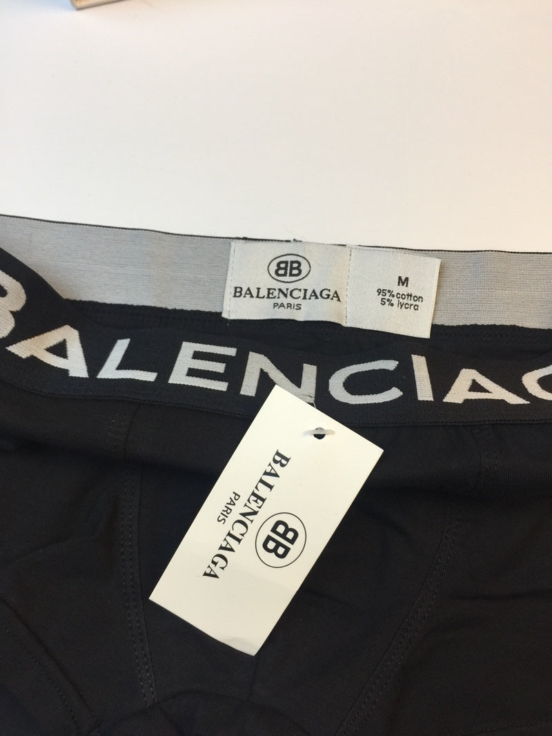 Balenciaga Contrast Logo Waistbands Men's Boxer Briefs - 3-Piece Box