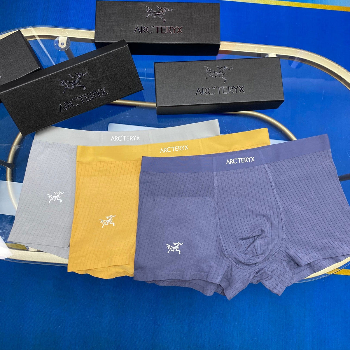 Arc'teryx Small Bird-Logo Details Men's Boxer Briefs - 3-Piece Box