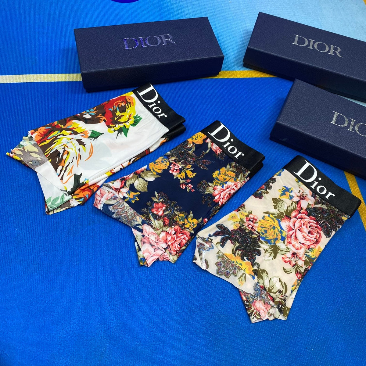 Dior Ice-Silk Men's Boxer Briefs - 3-Piece Box