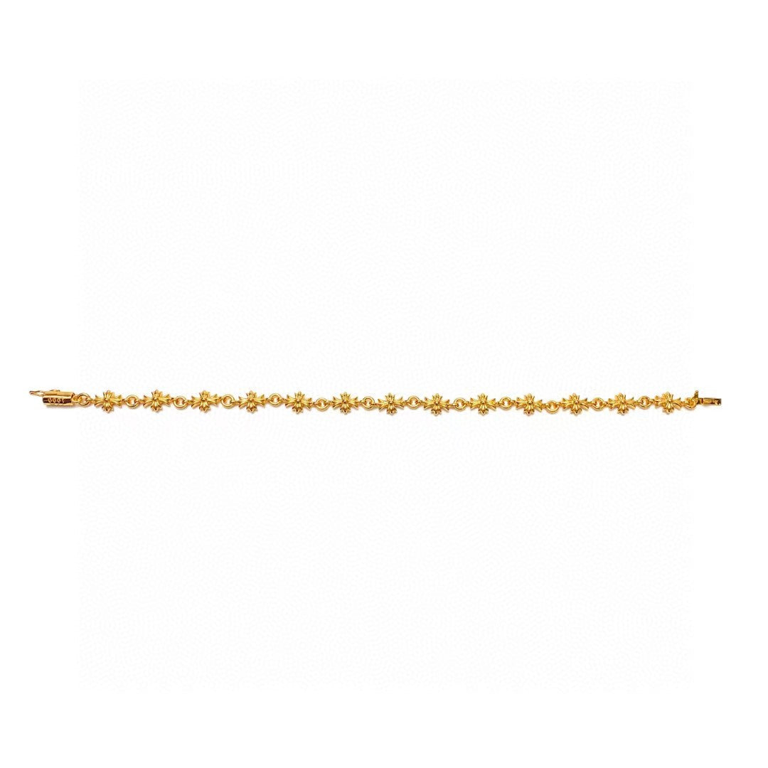 Martin Graham bracelet in polished metal-tone – close-up detail