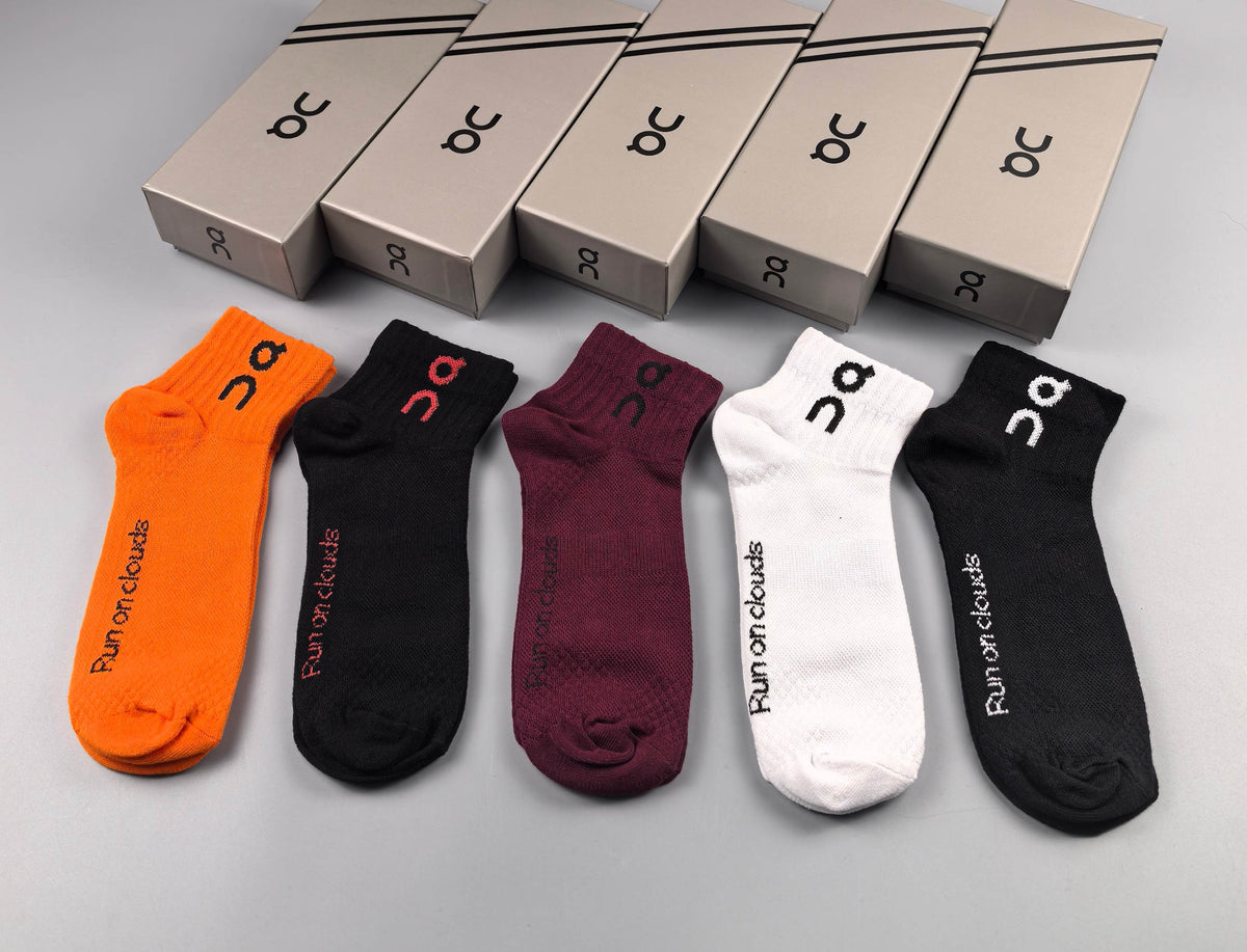 On Cotton Crew Socks - 5-Pair Pack
