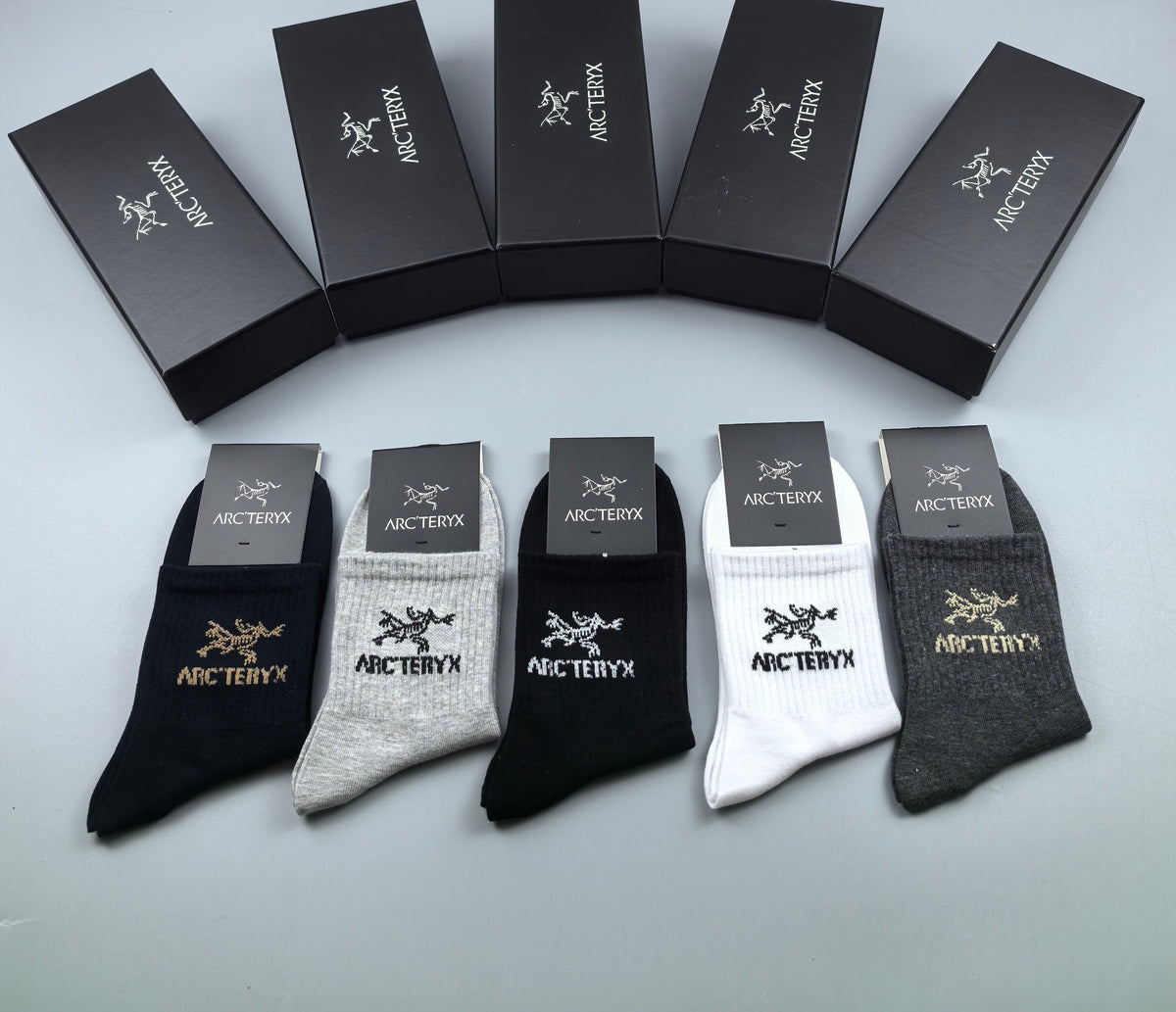 Arc'teryx Cotton Crew Socks - 5-Pair Pack