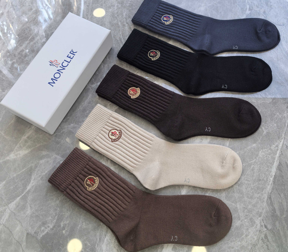 Moncler Short Socks - 5-Pair Pack