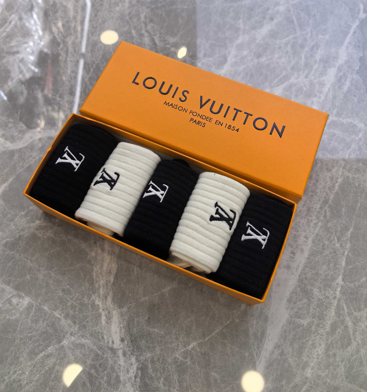 Louis Vuitton Cotton Short Socks - 5-Pair Pack