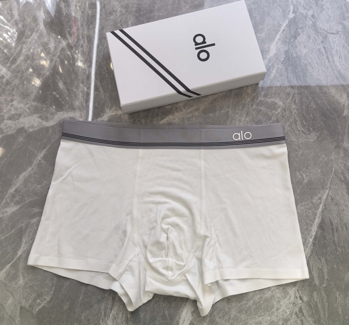 Alo Cotton Men's Boxer Briefs - 3-Piece Box