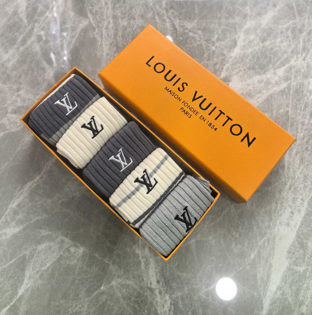 Louis Vuitton Cotton Short Socks - 5-Pair Pack