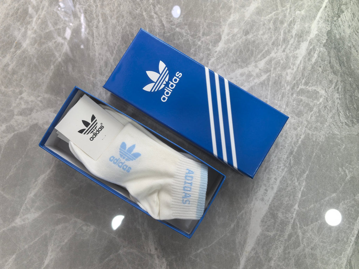 Adidas Cotton Short Socks - 5-Pair Pack