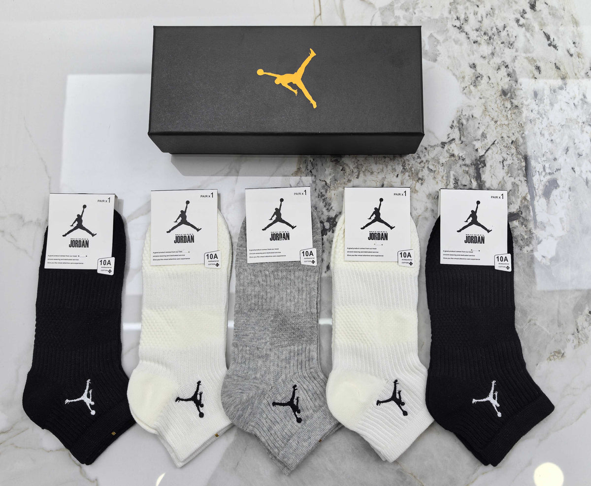 Jordan Cotton Short Socks - 5-Pair Pack