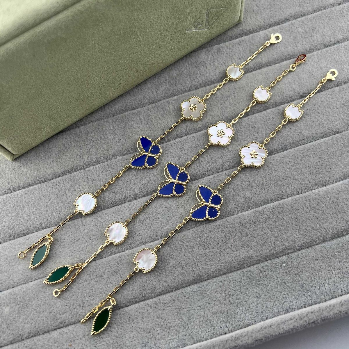 Martin Graham bracelet in polished metal-tone – styled product view