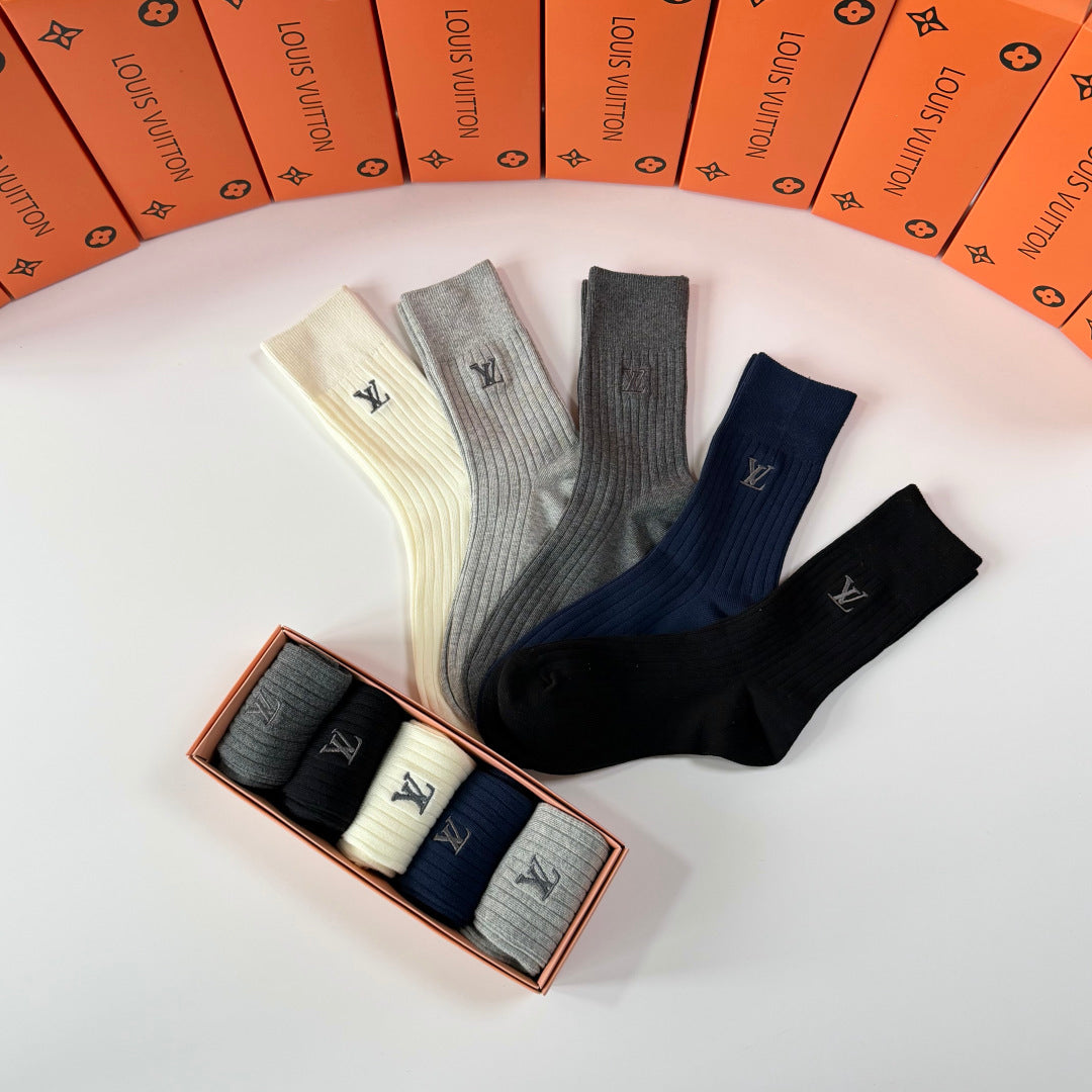 Louis Vuitton Crew Socks - 5-Pair Pack