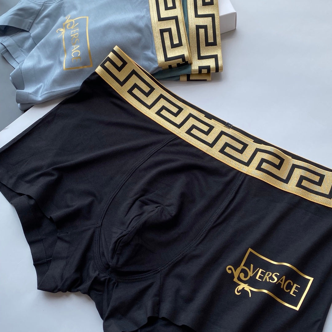 Versace Modal Men's Boxer Briefs - 3-Piece Box