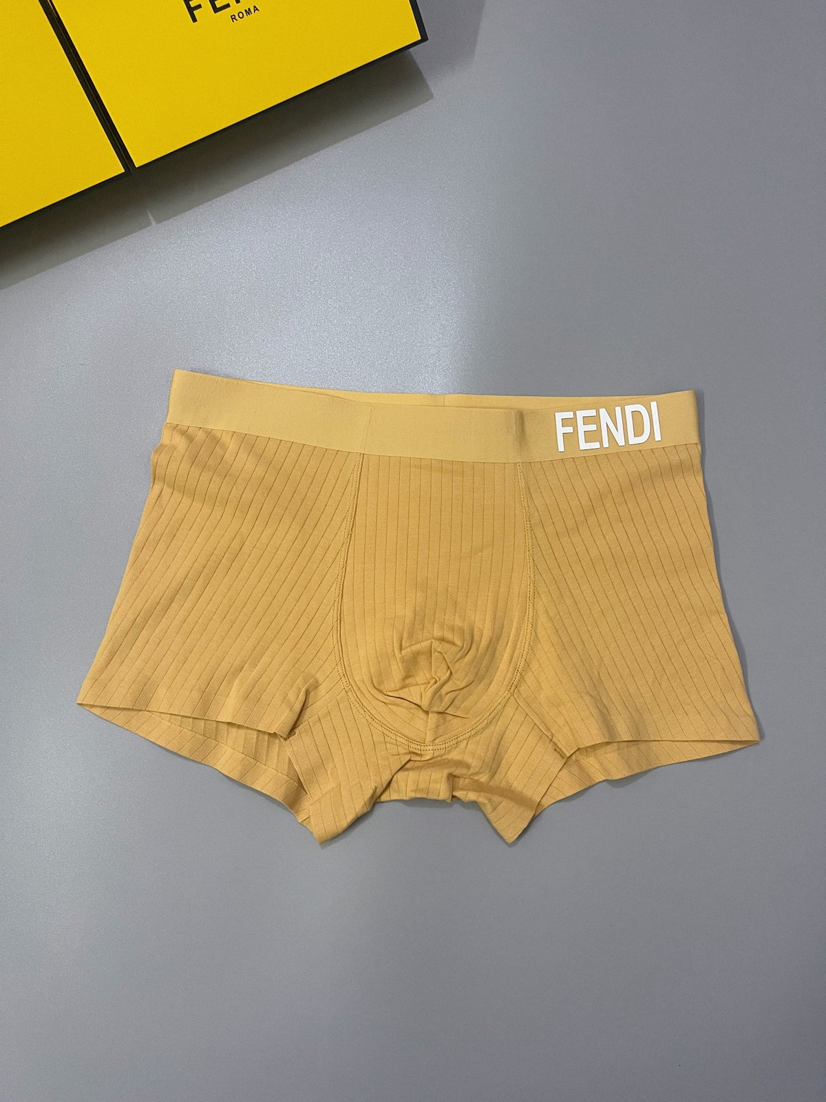 Fendi Raised Logo Men's Trunk Underwear - 3-Piece Box