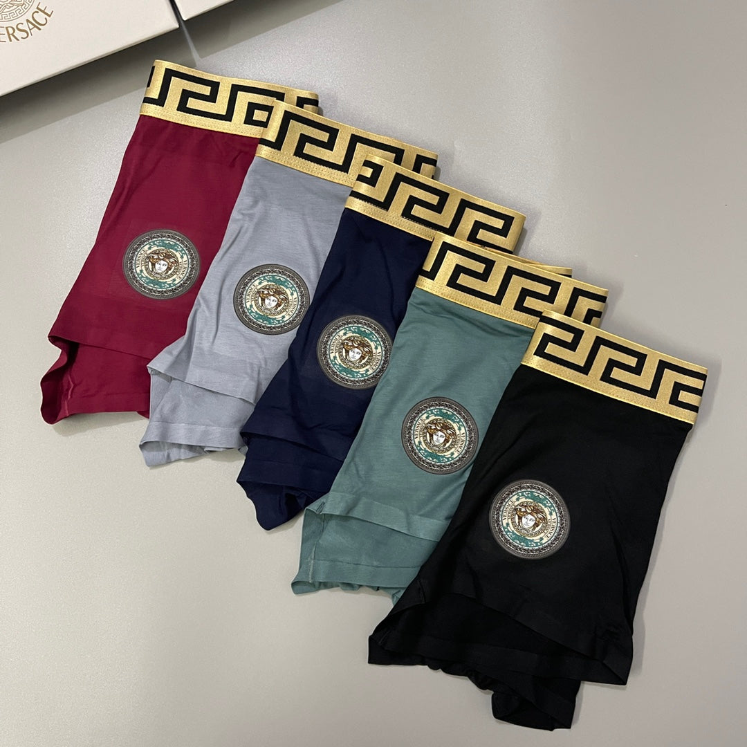 Versace Modal Men's Boxer Briefs - 3-Piece Box