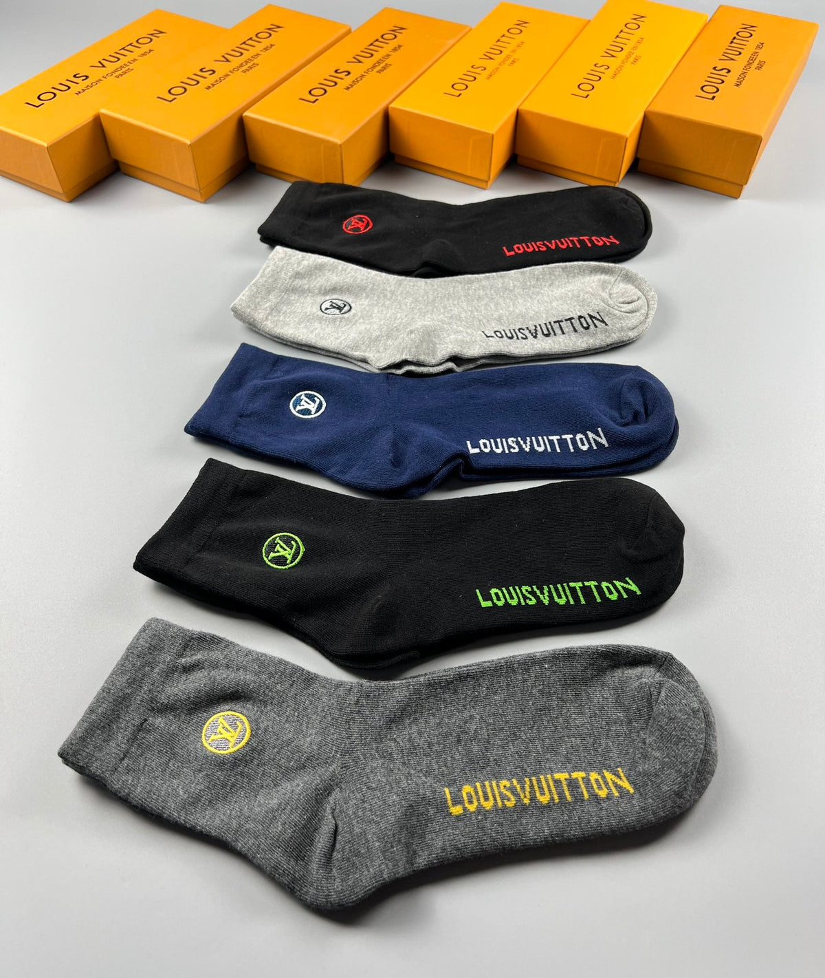 Louis Vuitton Short Socks - 5-Pair Pack