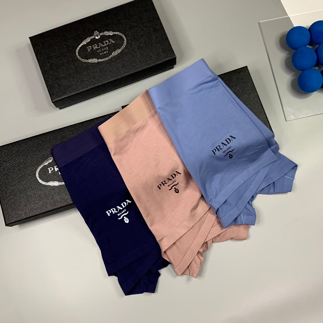 Prada Modal Men's Boxer Briefs - 3-Piece Box