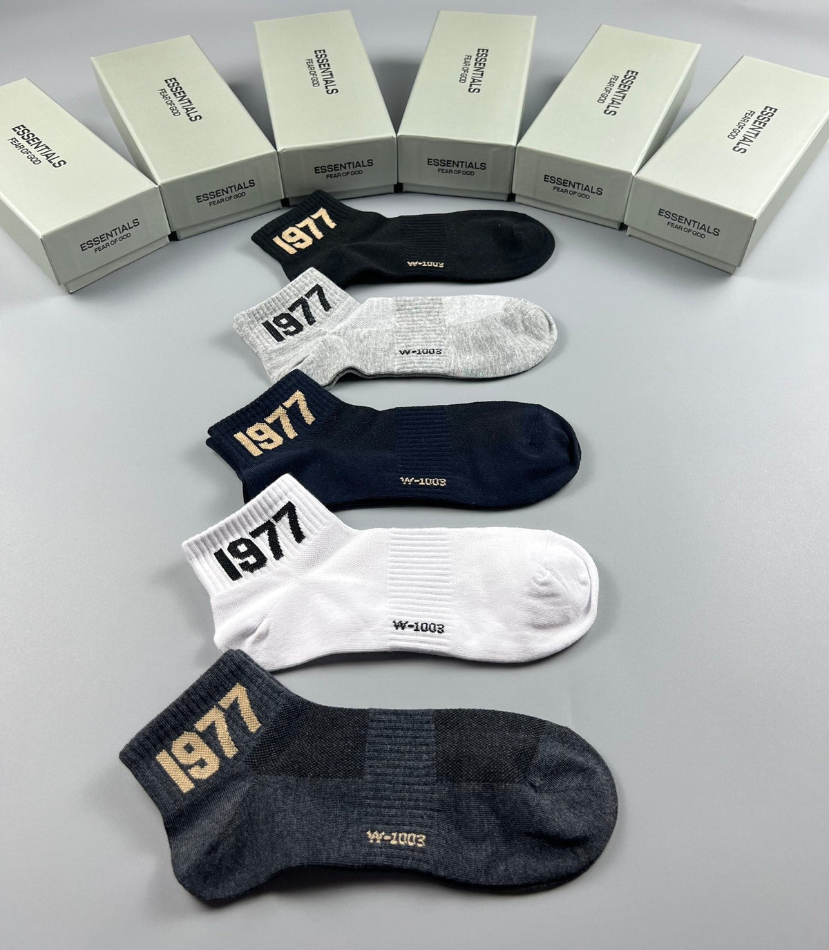 Cotton Short Socks - 5-Pair Pack