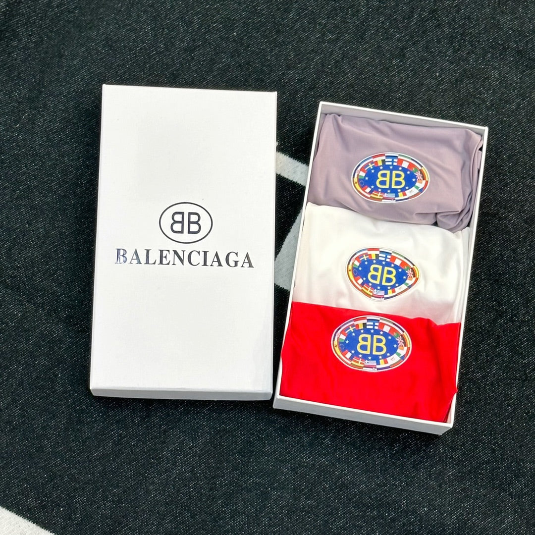 Balenciaga Milk-Silk Men's Boxer Briefs - 3-Piece Box