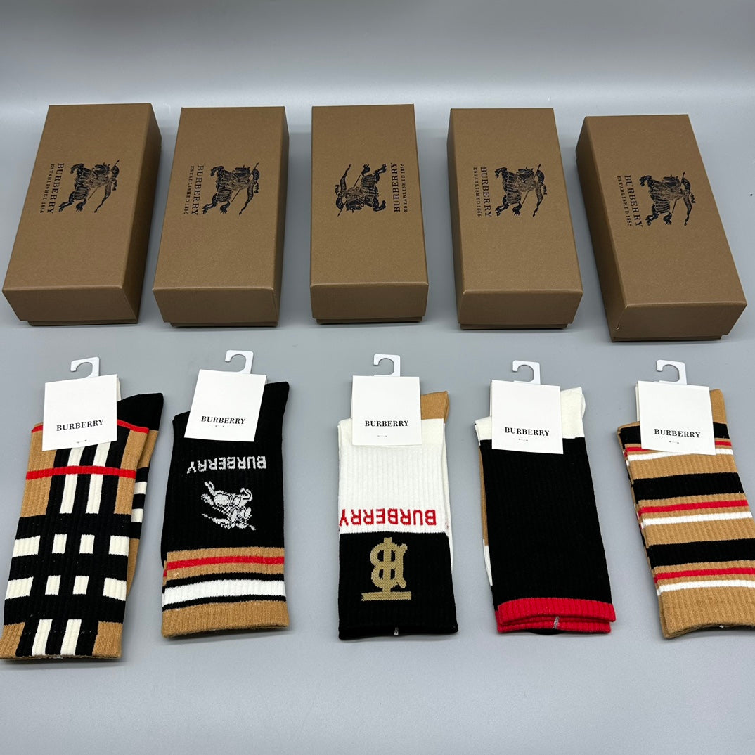 Burberry Cotton Short Socks