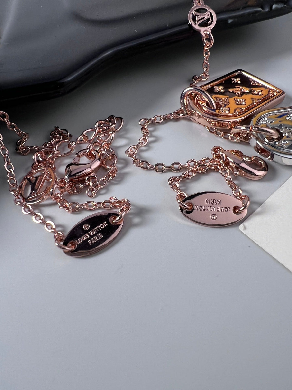 Martin Graham bracelet in polished metal-tone – detail view