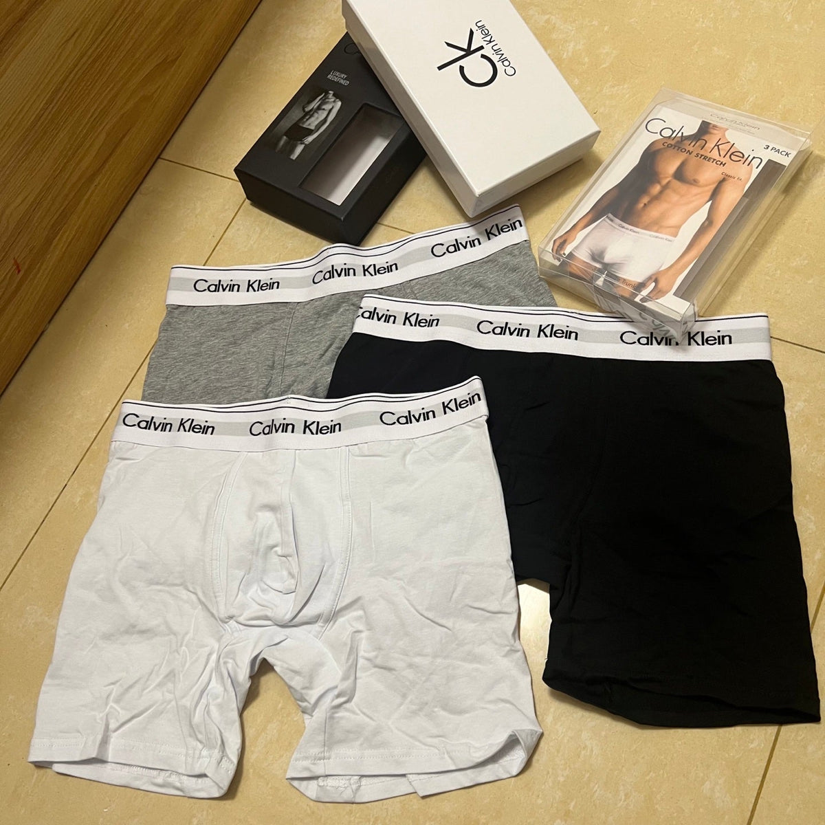 Calvin Klein Men's Boxer Briefs - 3-Piece Box