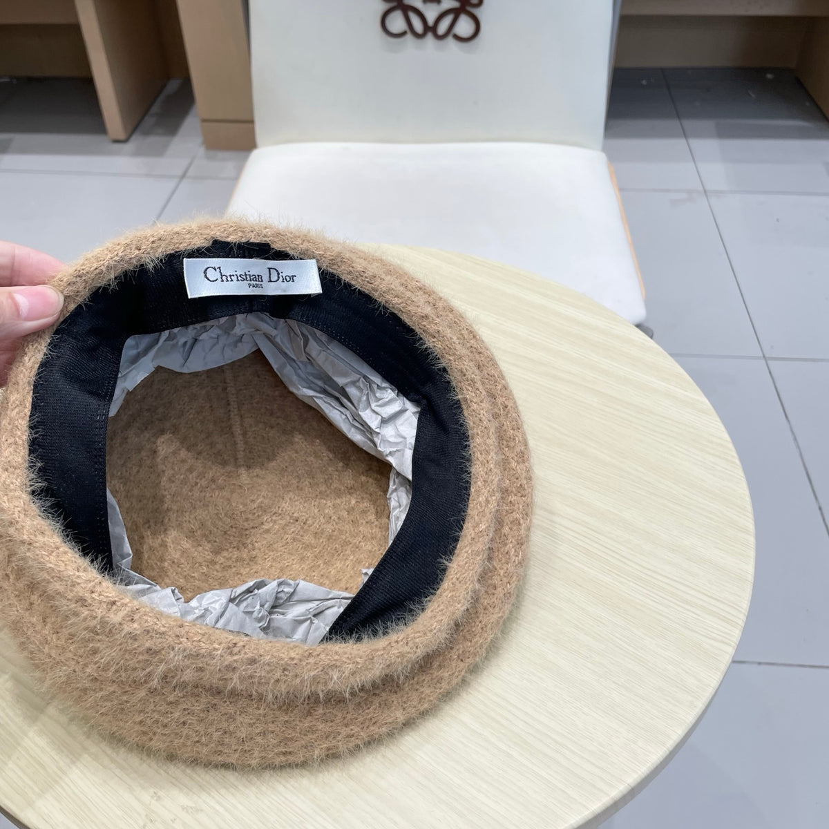 Dior Plush Beret - image 9