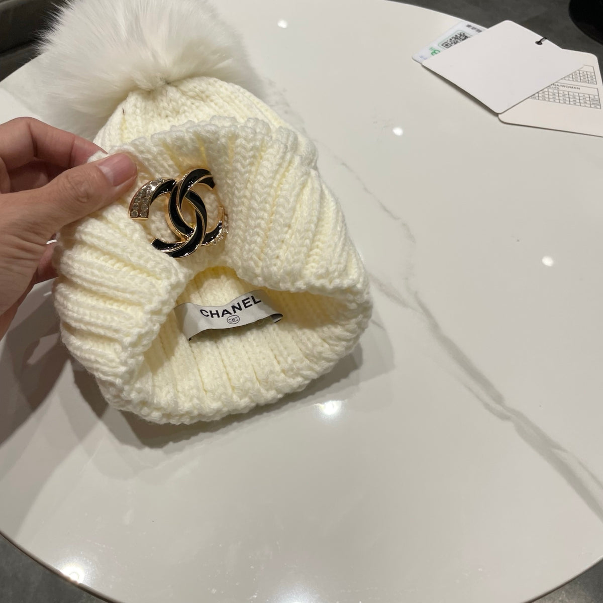 Chanel Knit Beanie - image 9