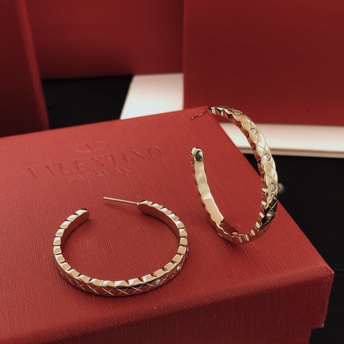 Martin Graham earrings in polished metal-tone – main product view