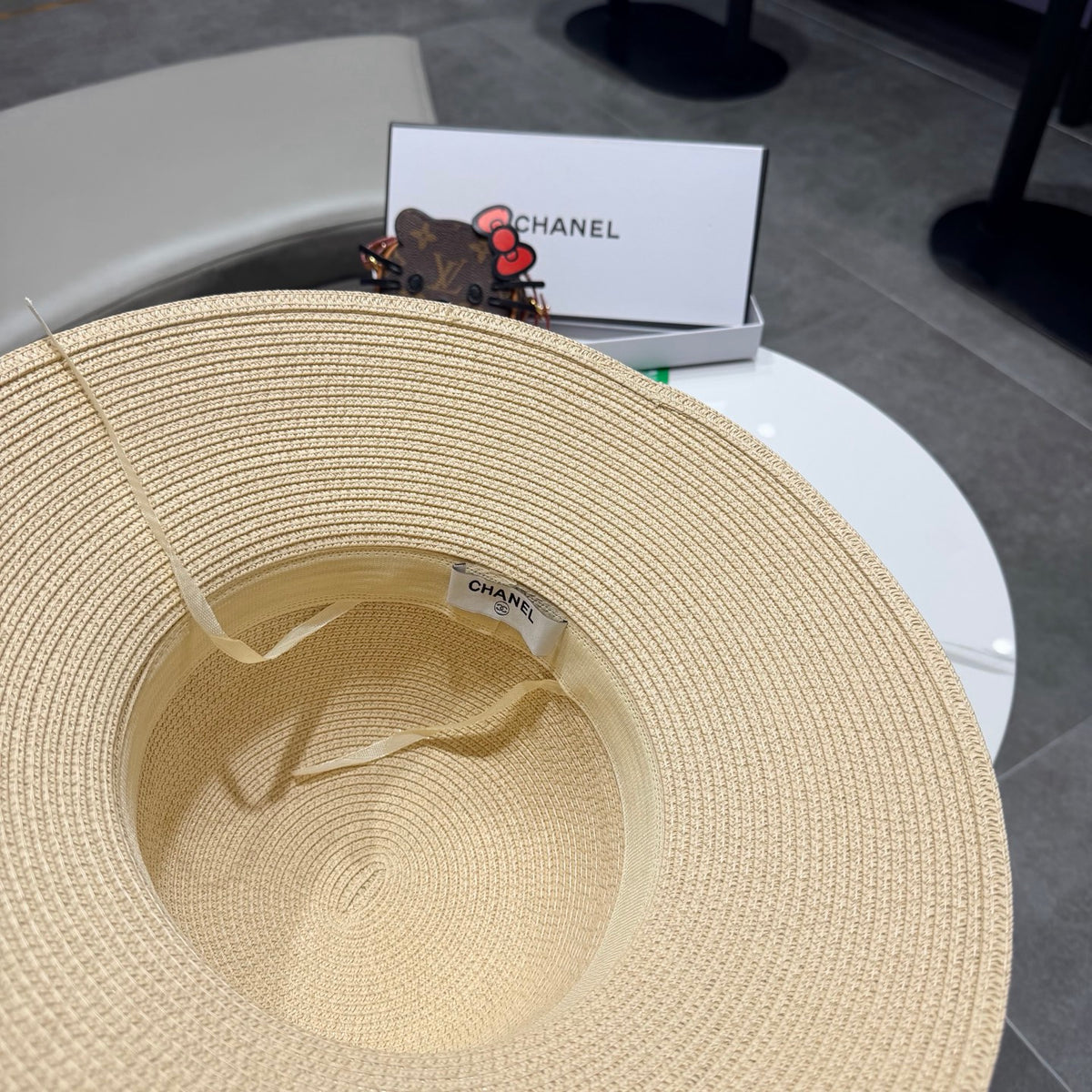 Chanel Wide Brim Hat - image 9
