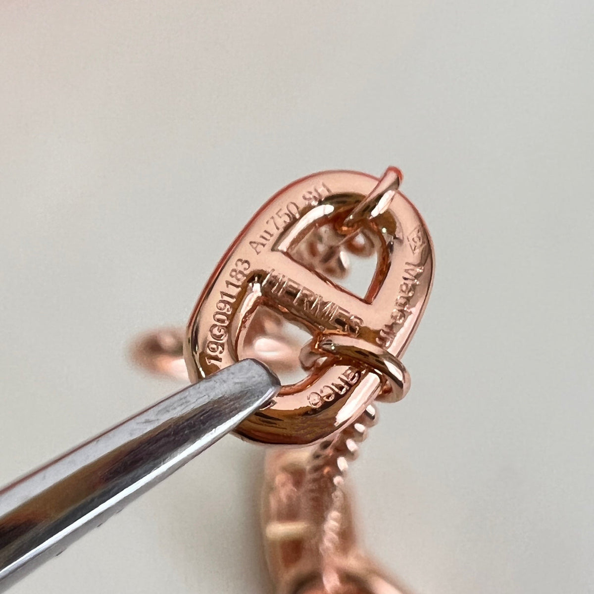 Martin Graham bracelet in polished metal-tone – styled product view