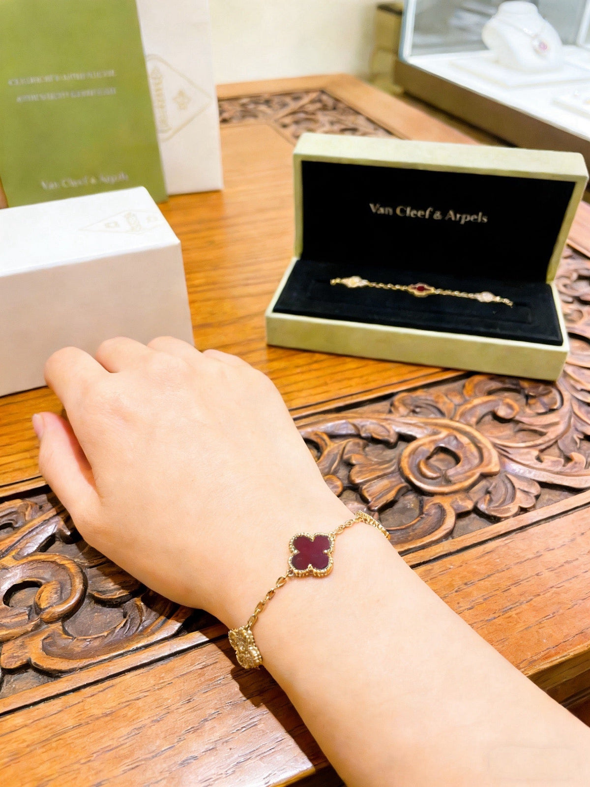 Martin Graham bracelet in polished metal-tone – styled product view