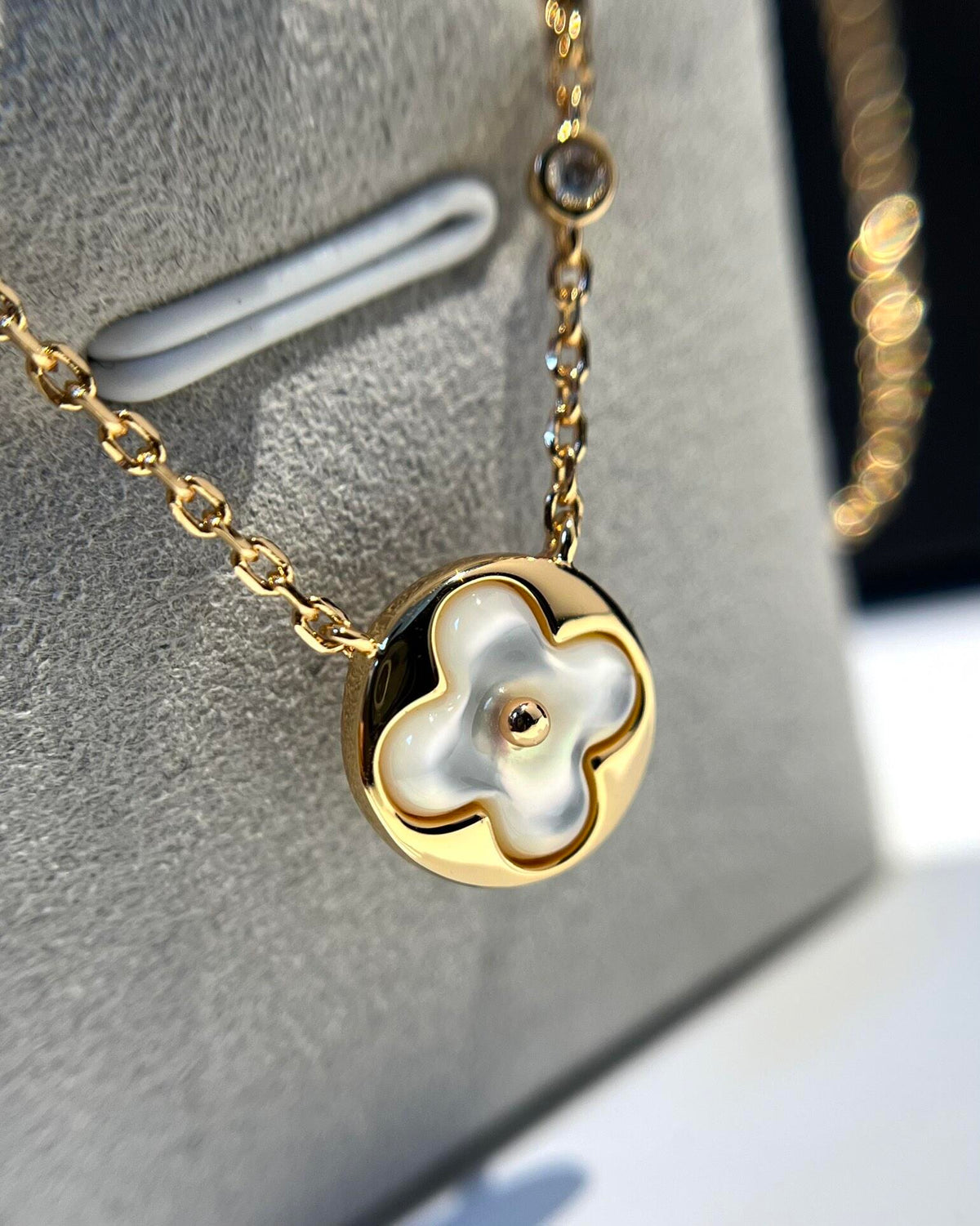 Martin Graham pendant necklace in polished metal-tone – main product view