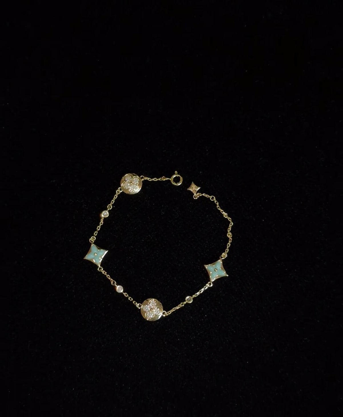 Martin Graham bracelet in polished metal-tone – styled product view