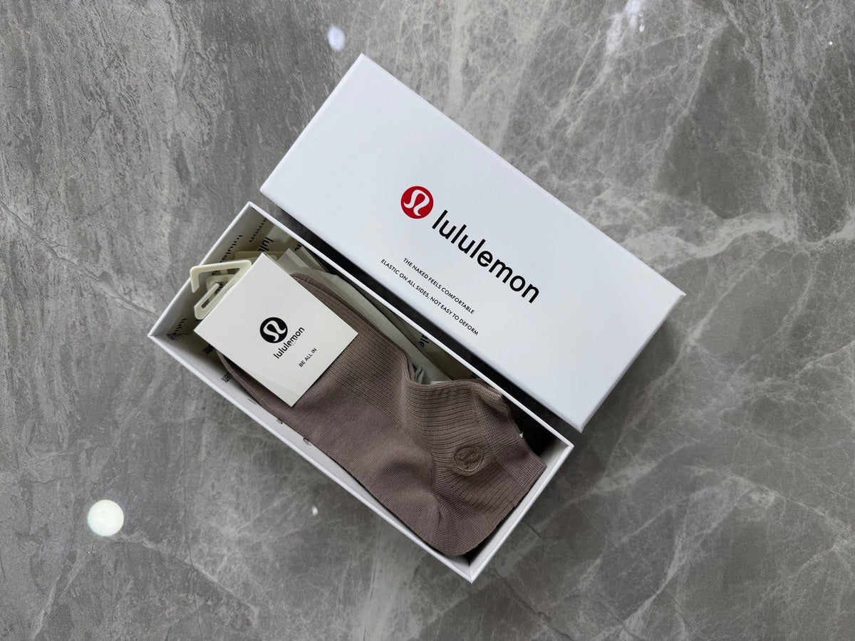 Lululemon Clean Logo Details Ankle Socks - 5-Pair Set