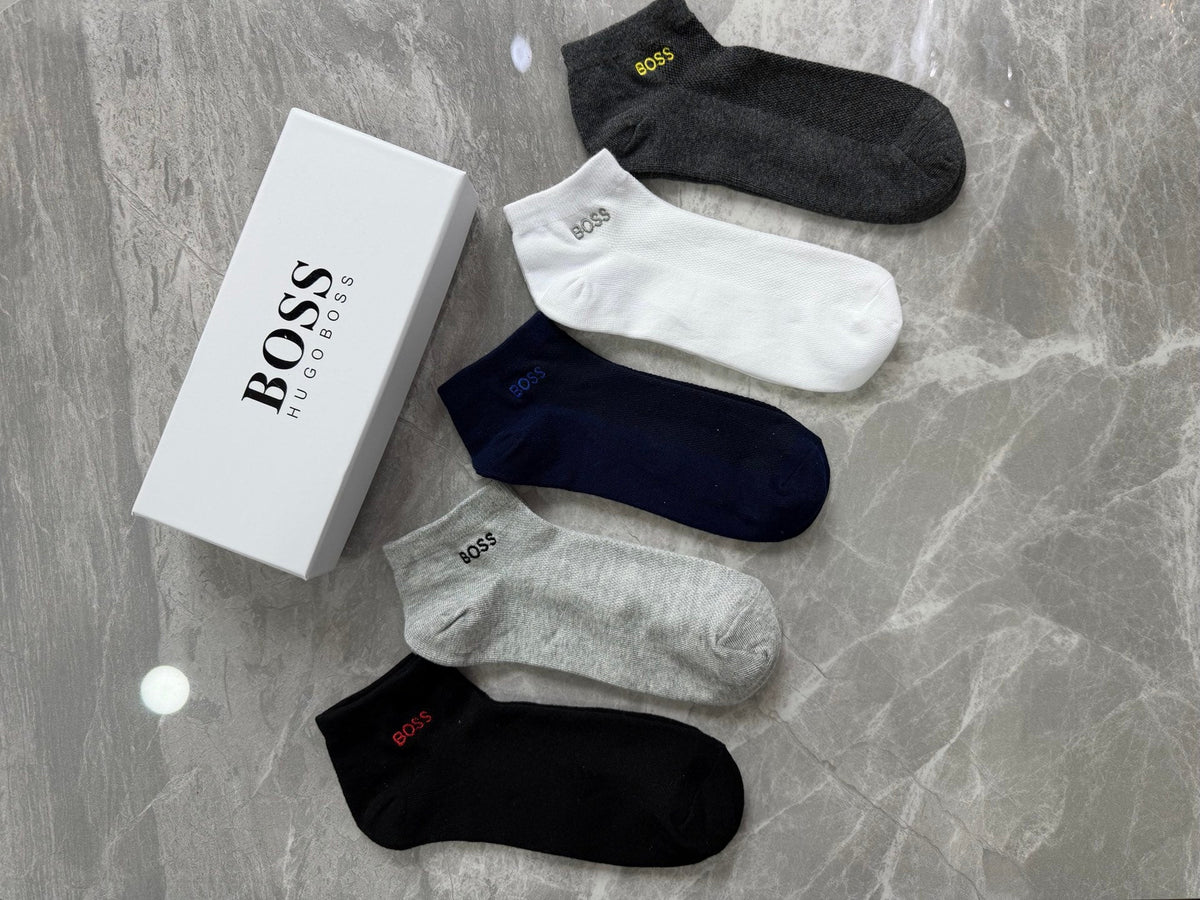 Boss Small Logo Details Ankle Socks