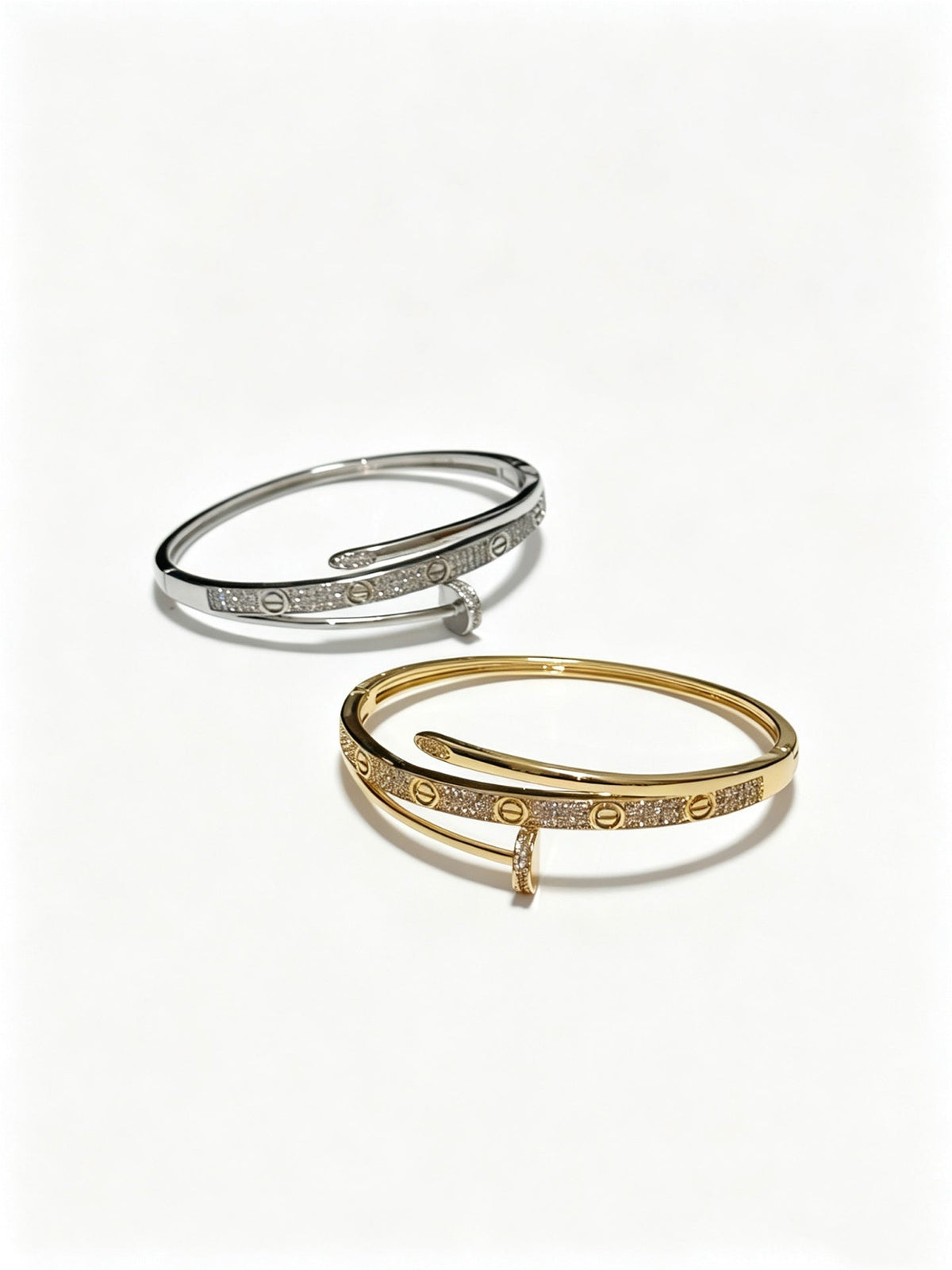 Martin Graham bracelet in polished metal-tone