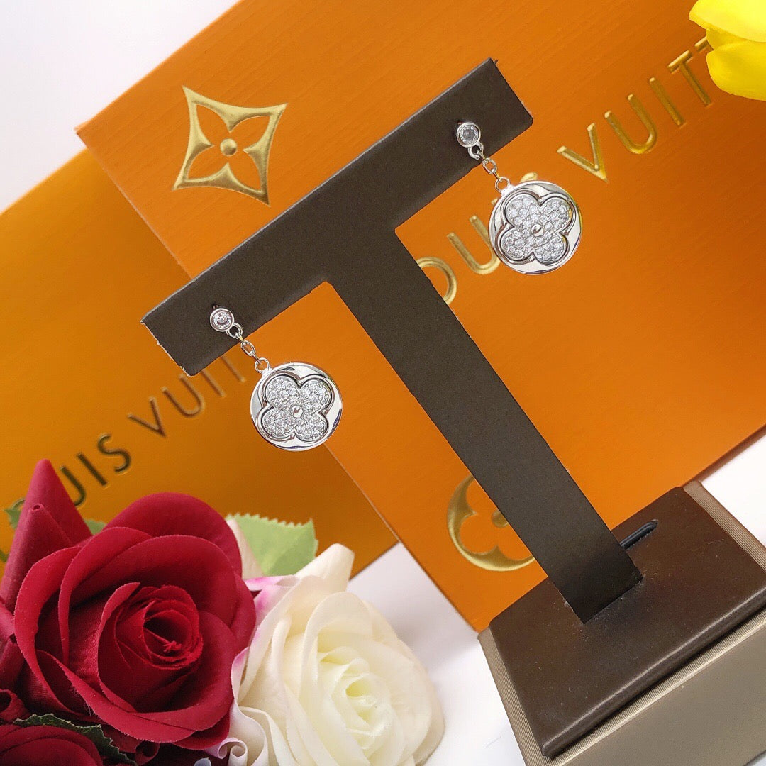 Martin Graham stud earrings in polished metal-tone – main product view