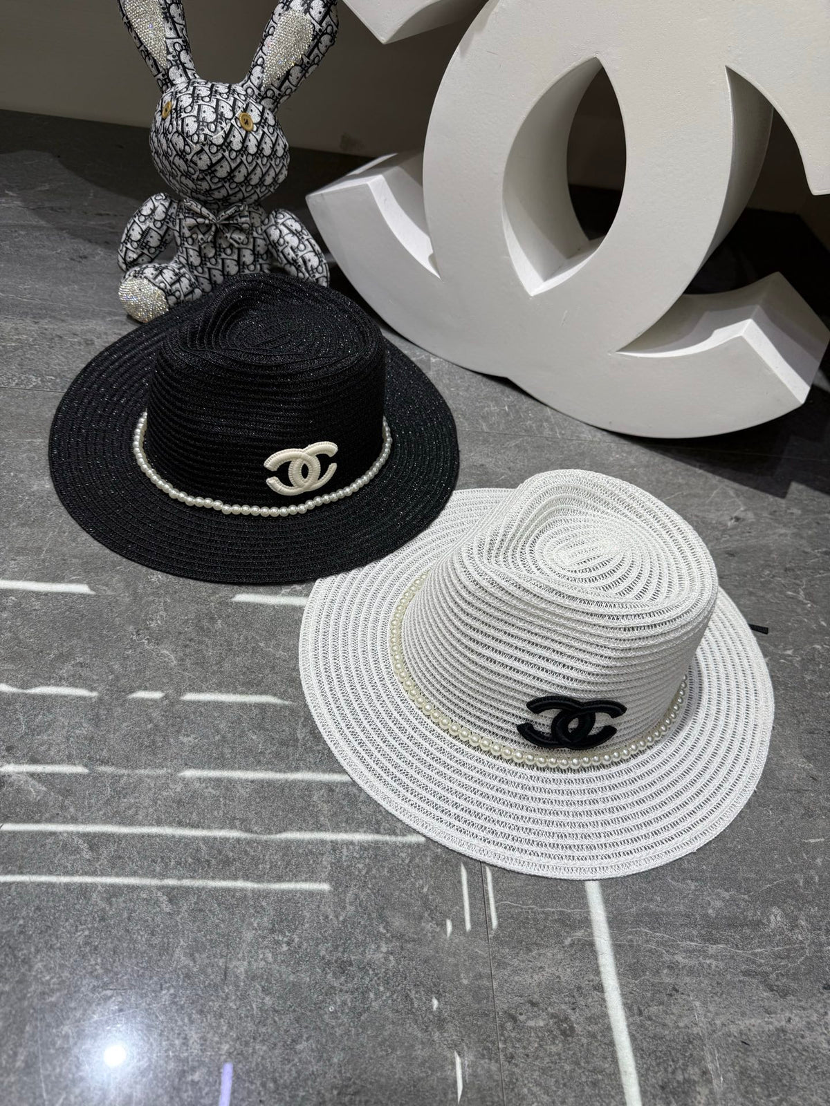 Chanel Woven Open Knit Fedora - image 9
