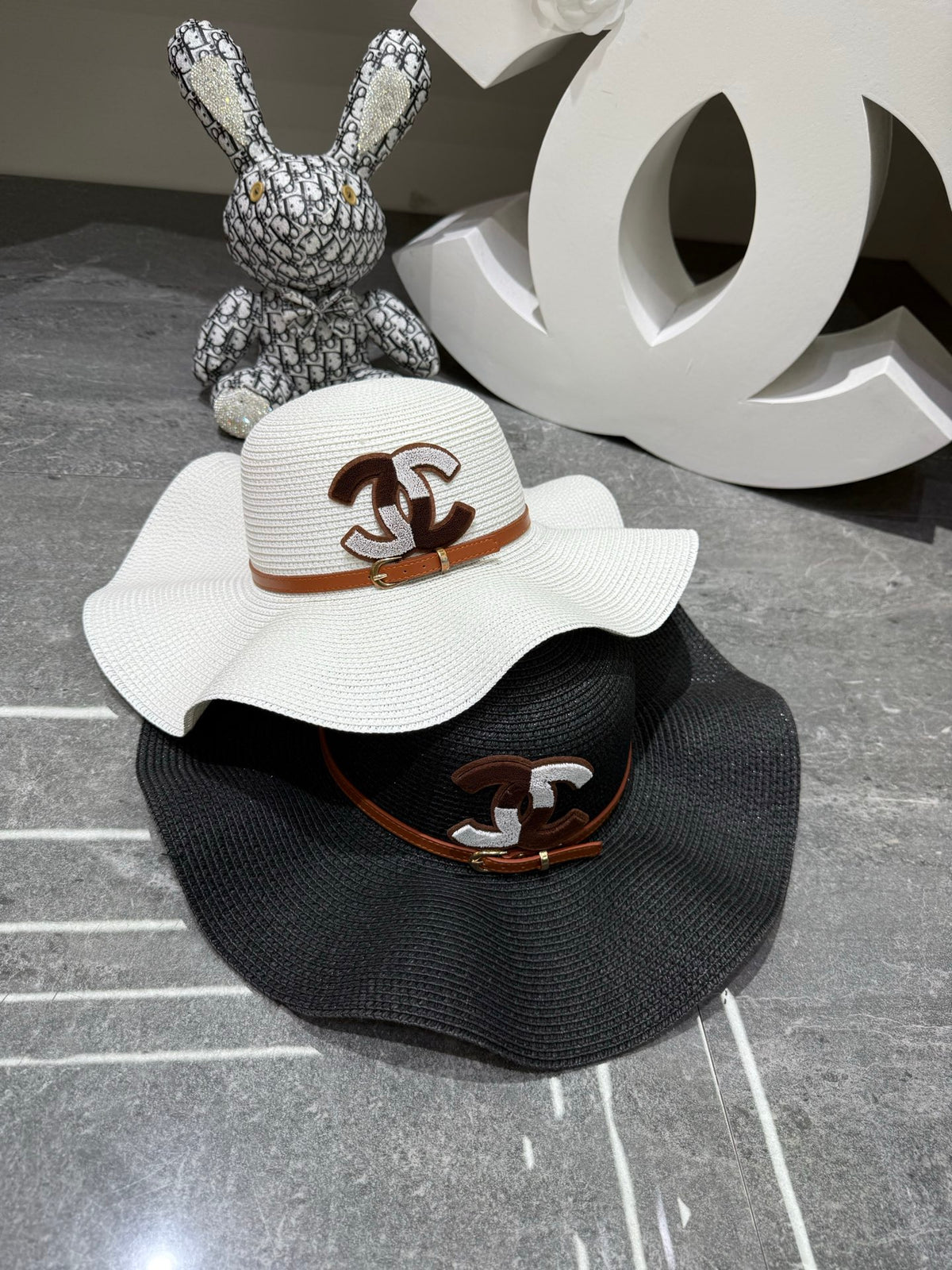 Chanel Woven Open Knit Hat - image 9