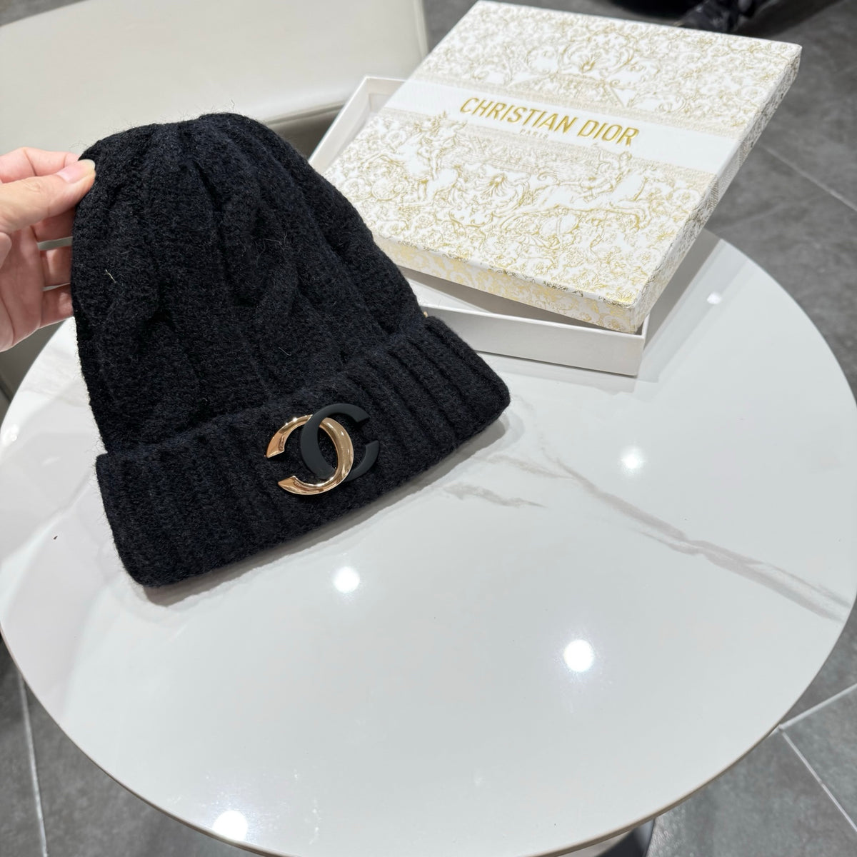 Chanel Knit Beanie - image 9