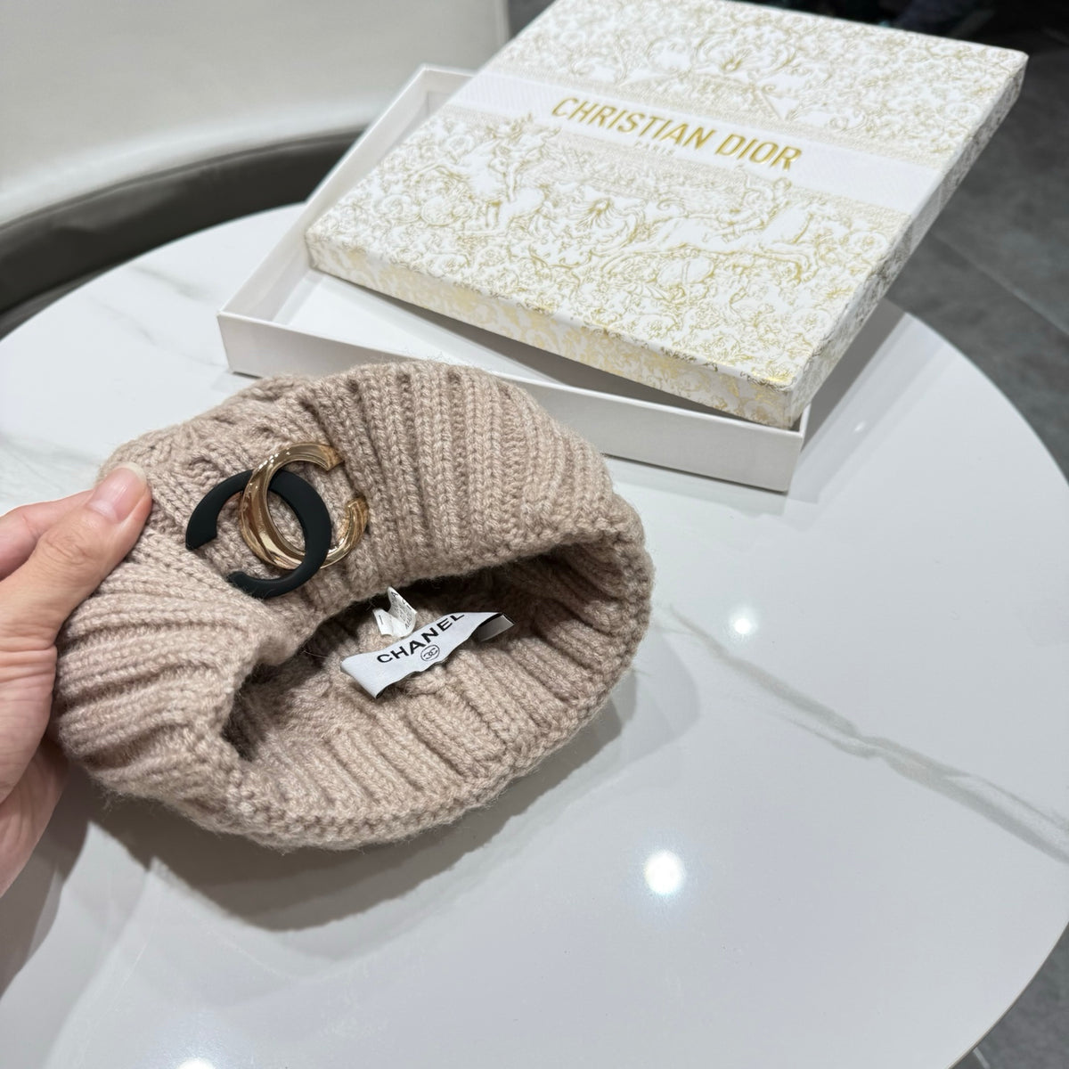 Chanel Knit Beanie - image 9