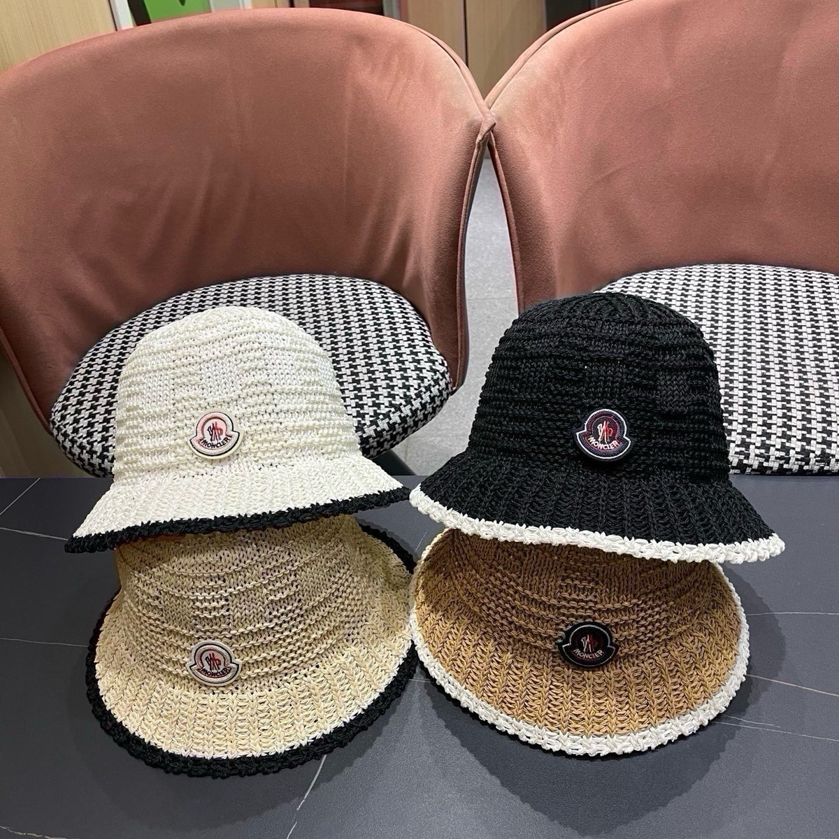 Moncler Open Knit Bucket Hat - image 11