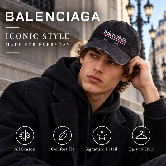 Balenciaga Embroidered Baseball Cap - image 1
