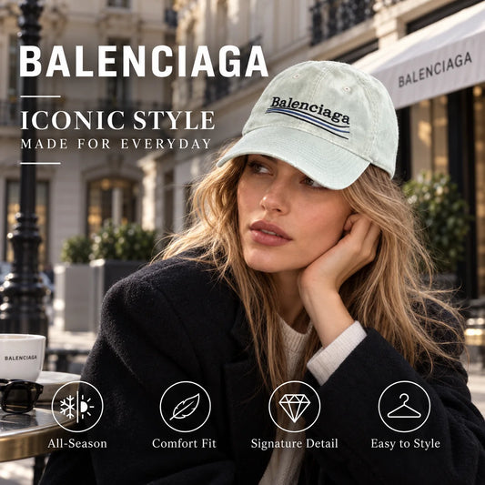 Balenciaga Embroidered Baseball Cap - image 1