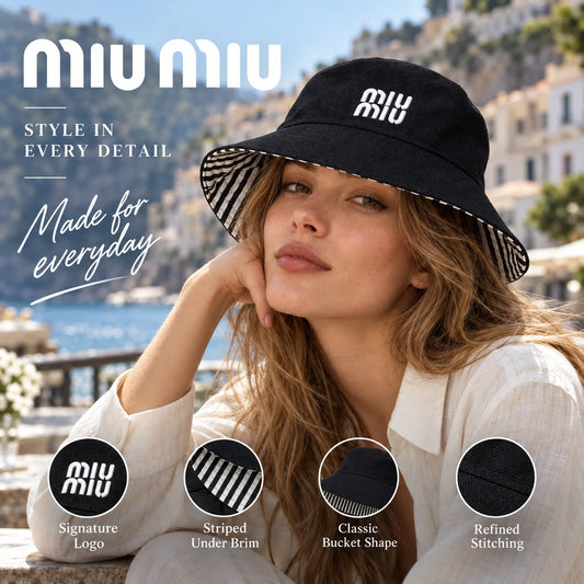 Miu Miu Reversible Bucket Hat - image 1