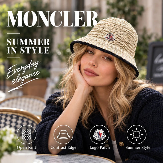 Moncler Open Knit Bucket Hat - image 1