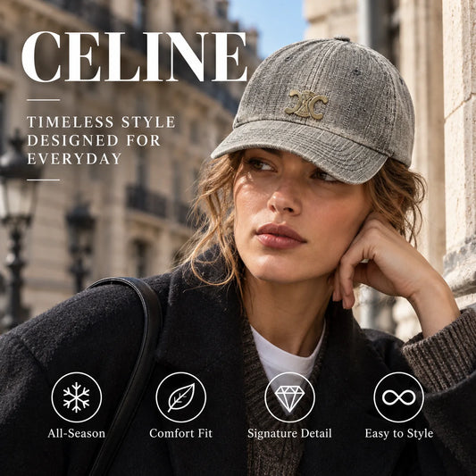 Celine Denim Baseball Cap - image 1