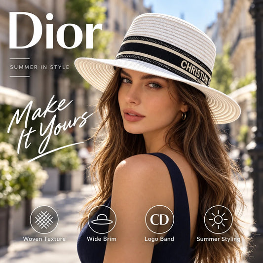 Dior Woven Open Knit Hat - image 1