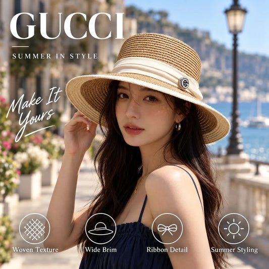 Gucci Woven Open Knit Hat - image 1