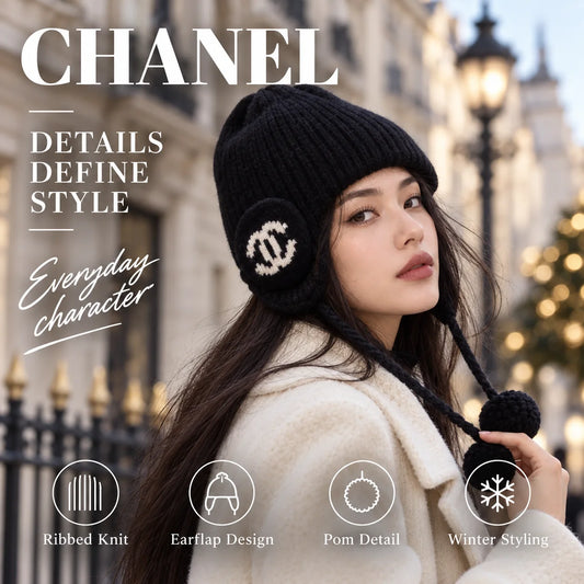 Chanel Knit Beanie - image 1