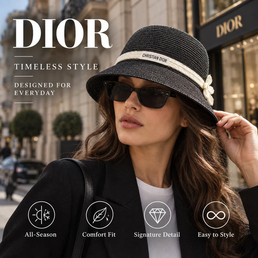 Dior Woven Bucket Hat - image 1